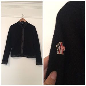 Moncler Grenoble Wool/Mohair Mix Cardigan Sweater